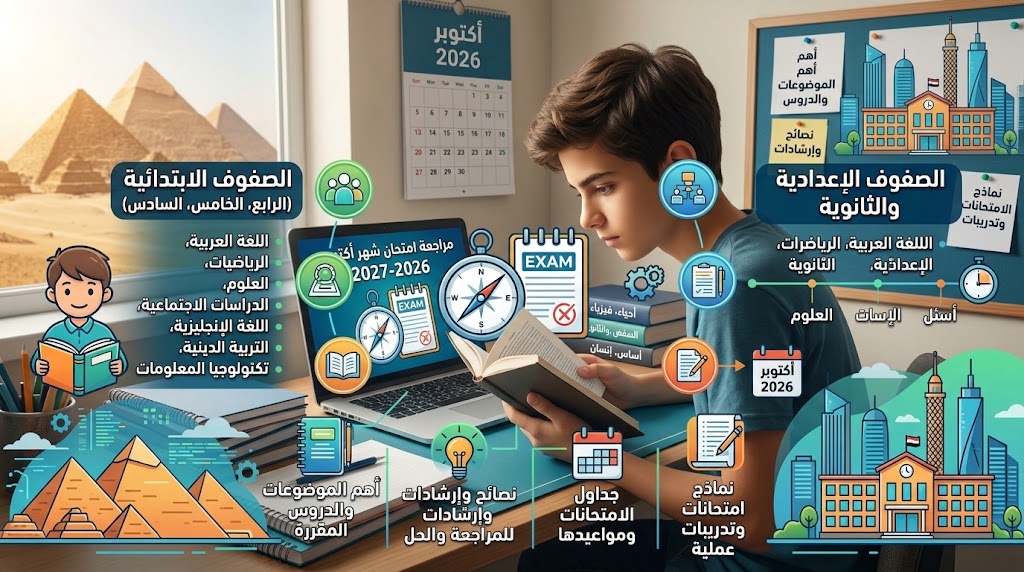 مراجعة شهر أكتوبر علوم للصف الخامس الإبتدائي 2026- مراجعة شهر أكتوبر علوم للصف الخامس الإبتدائي 2026-